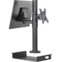 SpacePole Desk Mount for POS Terminal - Black  - 2 Display(s) Supported (SP-EONE103-02)