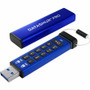 iStorage datAshur PRO 4 GB | Secure Flash Drive | FIPS 140-2 Level 3 Certified | Password protected | Dust/Water Resistant | - 4 GB - (Fleet Network)