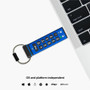 iStorage IS-FL-DA3-256-16 datAshur PRO 16 GB Secure Flash Drive - FIPS 140-2 Level 3 Certified - USB 3.2 Type A - Password Protected - Dust/Water