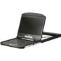 Aten 1U Ultra Short Depth Single Rail WideScreen LCD Console (USB / VGA) - 1 Computer(s) - 18.5" (469.90 mm) LED - 1366 x 768 - 3 x - (Fleet Network)