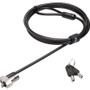 Kensington NanoSaver Keyed Laptop Lock - Master Keyed - 5.9 ft (1.80 m) Cable - Master Keyed Lock - Black - Carbon Steel - For Tablet (Fleet Network)