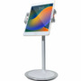 CTA Digital PAD-HADTS Height-Adjustable Desktop Tablet Stand - Silver - Up to 12. 9" Screen Support - 16. 75" Max Height - 360° Rotation & Tilt