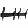 Atdec 2 x 1 wall menu board mount - Up to 110lb/display - VESA up to 400 - 49.2" rail - Tilt - Landscape or portrait installation (ADBS-2X1-12TW)