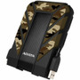 Adata AHD710MP-2TU31-CCF HD710M Pro 2 TB External Hard Drive - 2.5" USB 3.2 Gen 1 - Camouflage - Water & Shock Resistant - Gaming Console Compatible