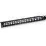 TRENDnet 24-Port Blank Keystone Shielded 1U Patch Panel, 1U 19" Rackmount Housing, Protects Against EMI/RFI Noise, Recommended With - (TC-KP24S)