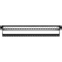 TRENDnet 24-Port Blank Keystone Shielded 1U Patch Panel, 1U 19" Rackmount Housing, Protects Against EMI/RFI Noise, Recommended With - (TC-KP24S)