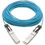 Tripp Lite series QSFP+ to QSFP+ Active Optical Cable - 40Gb, AOC, M/M, Aqua, 30 m (98.4 ft.) - 98.4 ft (29.99 m) Fiber Optic Network (N28F-30M-AQ)