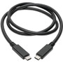 Tripp Lite USB Data Transfer Cable 0.91 M 3 Ft Durable Connection For Notebook MacBook Chromebook Series U420-C03-G2-5A