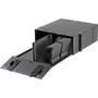 Panduit Fiber Optic Splice Enclosure - 4U Rack Height x 19" (482.60 mm) Rack Width - Rack-mountable - Black - Steel, Plastic - 1 Year (FRMHSS-4RU)
