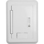Wiremold Evolution Series Black 4 Gang Hinged Wall Box Cover - 4-gang - Black (Fleet Network)