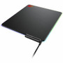 Asus NH02 ROG BALTEUS ROG Balteus Gaming Mouse Pad - 370 x 320mm Hard Surface - 15 RGB Zones - USB Passthrough - Anti-Slip Rubber Base