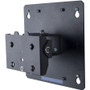 Rack Solutions Wall Mount for Monitor - Black  - 8" to 30.9" Screen Support - 50 lb (22679.62 g) Load Capacity - 100 x 100, 75 x 75 - (Fleet Network)
