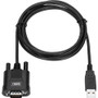 SIIG 1-Port Industrial USB to RS-232 Cable - Serial/USB Data Transfer Cable for Modem, PDA, Barcode Scanner, Label/Receipt Printer, - (Fleet Network)
