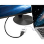 Tripp Lite series U444-06N-HD4KRA Right-Angle USB-C to HDMI Adapter, M/F, White - 6" (152.40 mm) HDMI/Thunderbolt 3 A/V Cable for - 1 (U444-06N-HD4KRA)