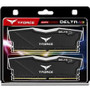 T-Force DELTA RGB 16GB (2 x 8GB) DDR4 SDRAM Memory Kit - For Motherboard - 16 GB (2 x 8GB) - DDR4-3200/PC4-25600 DDR4 SDRAM - 3200 MHz (Fleet Network)