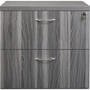 Safco Aberdeen Series 36" Freestanding Lateral File - 2 x File Drawer(s) - Material: Medium Density Fiberboard (MDF), Laminate - Gray (Fleet Network)
