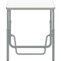Safco AlphaBetter 2.0 Height - Adjustable Student Desk with Pendulum Bar 22"-30" - Rectangle Top - 200 lb (90.72 kg) Capacity - Height (Fleet Network)