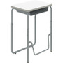 Safco AlphaBetter 1224DE Student Desk - Rectangle Top - 200 lb (90.72 kg) Capacity - Height Adjustable - 29" (736.60 mm) to 43" mm) - (Fleet Network)