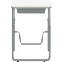 Safco AlphaBetter 1224DE Student Desk - Rectangle Top - 200 lb (90.72 kg) Capacity - Height Adjustable - 29" (736.60 mm) to 43" mm) - (1224DE)