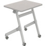 Safco Learn Nesting Rectangle Desk - Gray Rectangle, Laminated Top - Four Leg Base - 4 Legs - 200 lb (90.72 kg) Capacity - 28" (711.20 (Fleet Network)