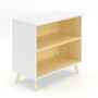 Safco Resi Open Storage - 1 Shelve(s) - 1 Adjustable Shelf(ves) - Knife Edge - Finish: Designer White, Laminate (Fleet Network)