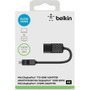 Belkin Mini DisplayPort to HDMI Adapter - HDMI/Mini DisplayPort A/V Cable for Audio/Video Device - Mini DisplayPort Digital - HDMI - - (Fleet Network)