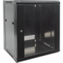 Manhattan 19" Wallmount Cabinet, 12U, 450 mm (17.7 in.) Depth, Black - For Networking - 12U Rack Height x 19" (482.60 mm) Rack Width - (Fleet Network)