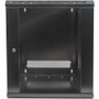 Manhattan 19" Wallmount Cabinet, 12U, 450 mm (17.7 in.) Depth, Black - For Networking - 12U Rack Height x 19" (482.60 mm) Rack Width - (711869)