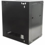 Manhattan 19" Wallmount Cabinet, 12U, 450 mm (17.7 in.) Depth, Black - For Networking - 12U Rack Height x 19" (482.60 mm) Rack Width - (711869)