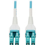 Tripp Lite series N821-30M-AQ-AR Fiber Optic Duplex Network Cable - 98.4 ft (30 m) Fiber Optic Network Cable for Network Device, Patch (Fleet Network)
