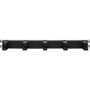 Tripp Lite series Horizontal Cable Manager - Metal Rings, Black, 1U - Horizontal Cable Manager - Black - 1U Rack Height - Cold Rolled (SRCABLERING1UHD)