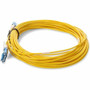 AddOn 8m 2xCS to 2xCS Yellow OS2 Quadplex OFNR (Riser-Rated) SMF Fiber Outdoor Patch Cable - 26.2 ft (8 m) Fiber Optic Network Cable - (ADD-2CS-2CS-8M9SMF)