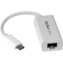 StarTech.com USB C to Gigabit Ethernet Adapter - White - USB 3.1 to RJ45 LAN Network Adapter - USB Type C to Ethernet (US1GC30W) - to (Fleet Network)