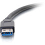 C2G 10ft USB 3.0 Type C to USB A - USB Cable Black M/M - 10 ft (3.05 m) USB/USB-C Data Transfer Cable for Notebook, Smartphone, Tablet (CG28833)
