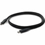 AddOn 1.0m (3.3ft) USB C 3.1 Male to Male Thunderbolt-compatible Sync and Charge Black Cable - 3.3 ft (1 m) Thunderbolt/USB-C Data for (Fleet Network)