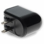 AddOn USAC22USB12WB Dual USB-A Wall Charger - 12W - 5V DC - 2. 4A Max - Black