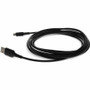 AddOn 2.0m (6.6ft) USB A 2.0 Male to Lightning Male Sync and Charge Black Cable - 6.6 ft (2 m) Lightning/USB Data Transfer Cable for - (USB2LGT2MB)