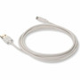 AddOn 3m (9.8ft) USB A 2.0 Male to Lightning Male Sync and Charge White Cable - 9.8 ft (3 m) Lightning/USB Data Transfer Cable for PC, (USB2LGT3MW)