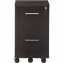 Safco Medina Laminate Mobile File/File Pedestal - 2 x File Drawer(s) - Single Pedestal - Beveled Edge - Material: Medium Density - (Fleet Network)