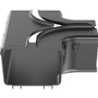 Panduit FiberRunner&reg; Horizontal Tee - Black - 10.8" (273.56 mm) Length - Polycarbonate - 1 Pack (FRT6X4LBL)