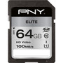 PNY Elite 64 GB Class 10/UHS-I (U1) SDXC - 100 MB/s Read (Fleet Network)
