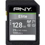 PNY Elite 128 GB Class 10/UHS-I (U1) V10 SDXC - 100 MB/s Read - Lifetime Warranty (Fleet Network)