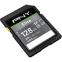 PNY Elite 128 GB Class 10 UHS I SDXC High Speed Memory Card 100 MB S Read 10/UHS-I Lifetime Warranty MB/s P-SD128U1100EL-GE