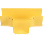 Panduit FiberRunner&reg; Horizontal Tee, 90&deg;, 4x4, Yellow - Yellow - 9.2" (234.19 mm) Length - Polycarbonate - 1 Pack (Fleet Network)