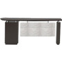 Safco Sterling Textured Design Desking Unit - 29.5" (749.30 mm) Height x 72" (1828.80 mm) Width x 36" (914.40 mm) Depth, x 1.6" (41.28 (STRD72BTDC)
