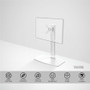 CTA Digital VESA Compatible Desk Stand w/ Height Adjustable Pole (White) - Height Adjustable - 13.2" to 27" Screen Support - 75 x 75, (ADD-VADMW)