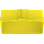 Panduit FiberRunner&reg; Inside Vertical 45&deg; - Yellow - Polycarbonate - 1 Pack (FRIV4512X4LYL)