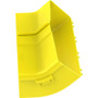 Panduit FiberRunner&reg; Inside Vertical 45&deg; - Yellow - Polycarbonate - 1 Pack (FRIV4512X4LYL)