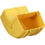 Panduit FiberRunner&reg; Inside Vertical 90&deg; - Yellow - Polycarbonate - 1 Pack (FRIVRA6X4LYL)