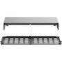 Panduit HD Flex Enclosure Slack Plate w/Rear 2RU, White - Enclosure Trunk Slack Plate - White - 2U Rack Height - Steel - 1 Pack (Fleet Network)